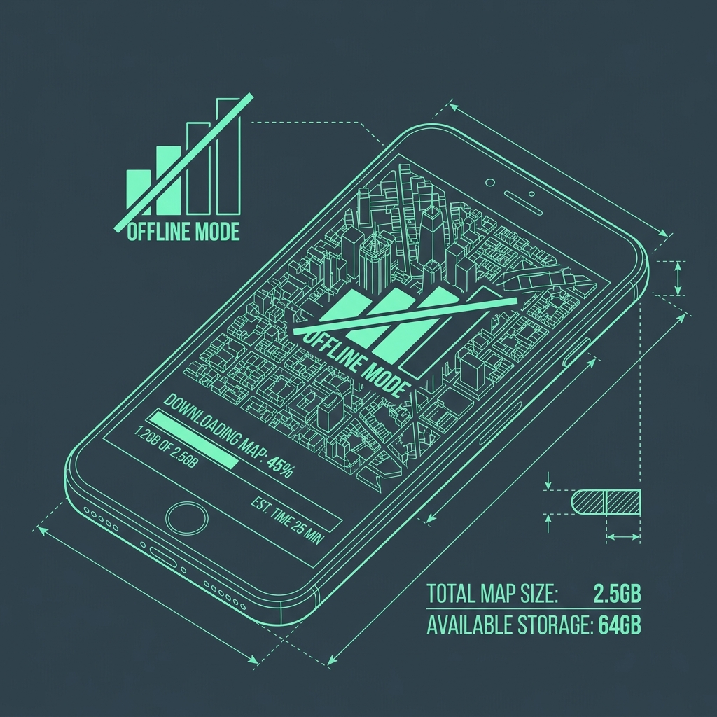 Peta SPKLU Offline - Technical Blueprint